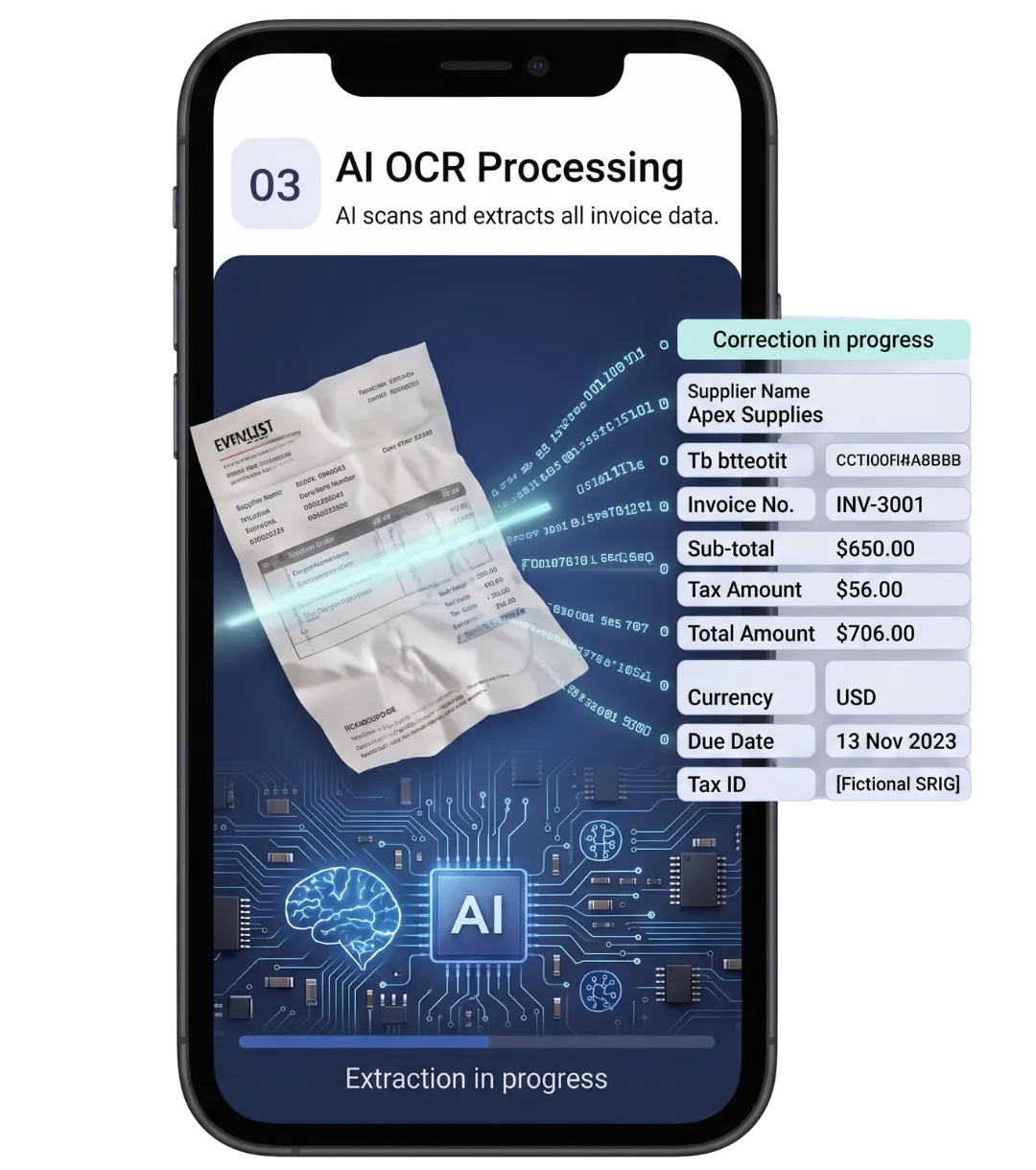 AI OCR Processing