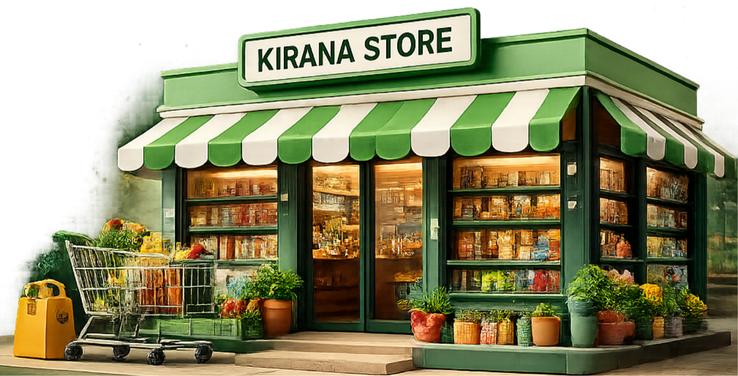 Upgrade Kirana Store Mockup