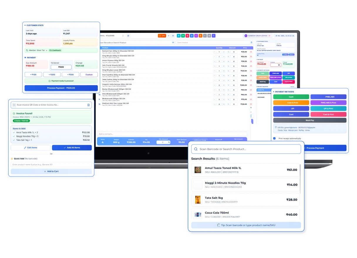 Ultra-Fast Smart POS & Billing