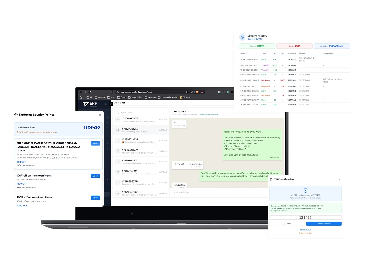 WhatsApp CRM, Loyalty & Marketing